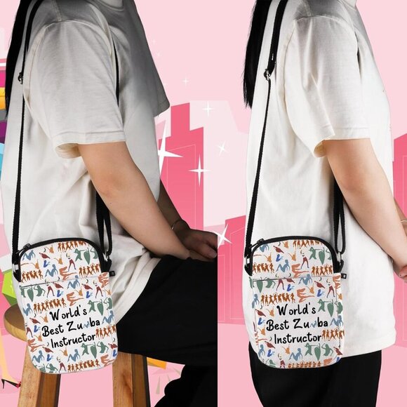 Dance Teacher Crossbody Bag Waterproof Small Purse for Travel and Gifts - Picture 7 of 7
